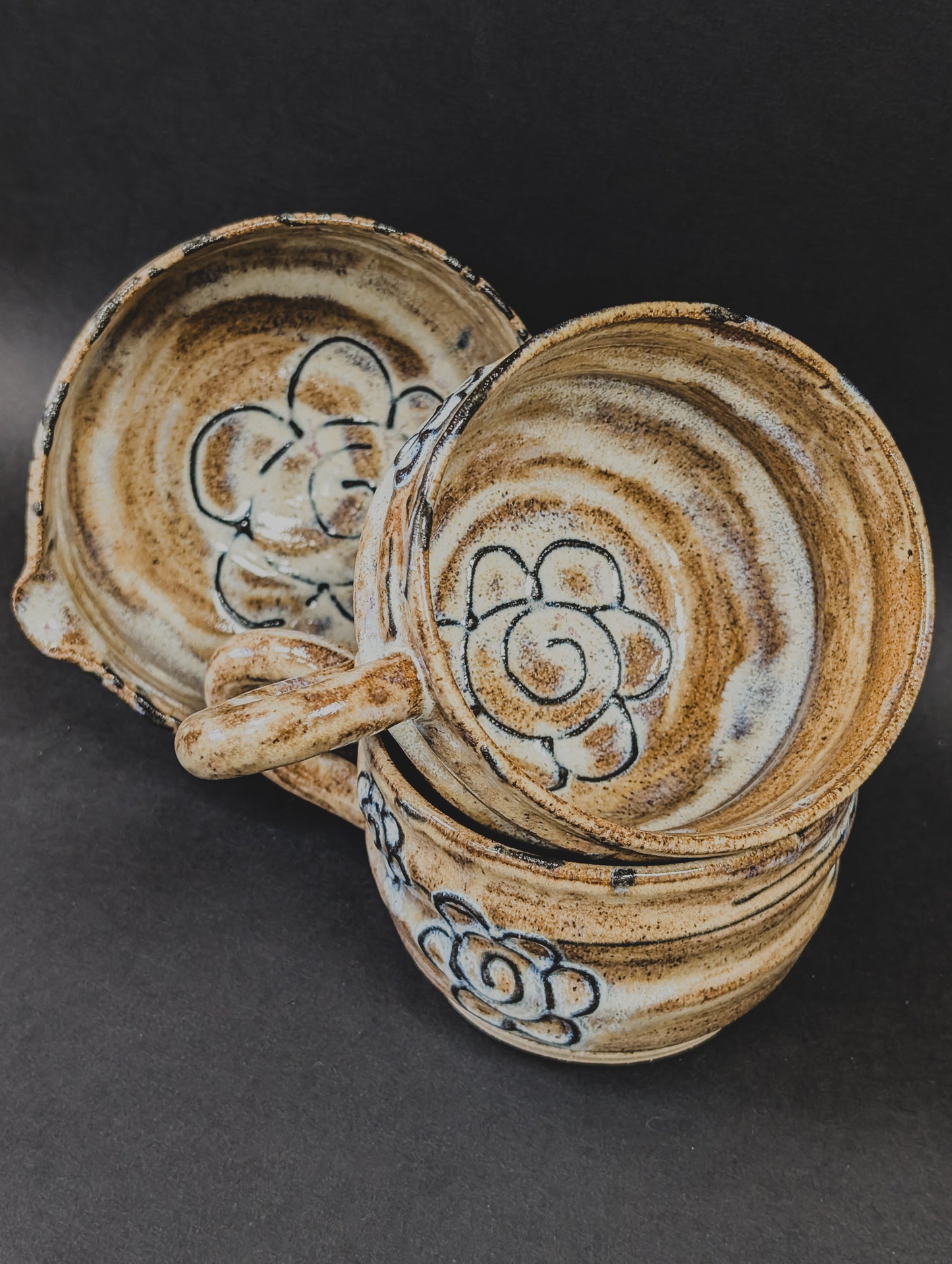 Flower Tea Set - Sand