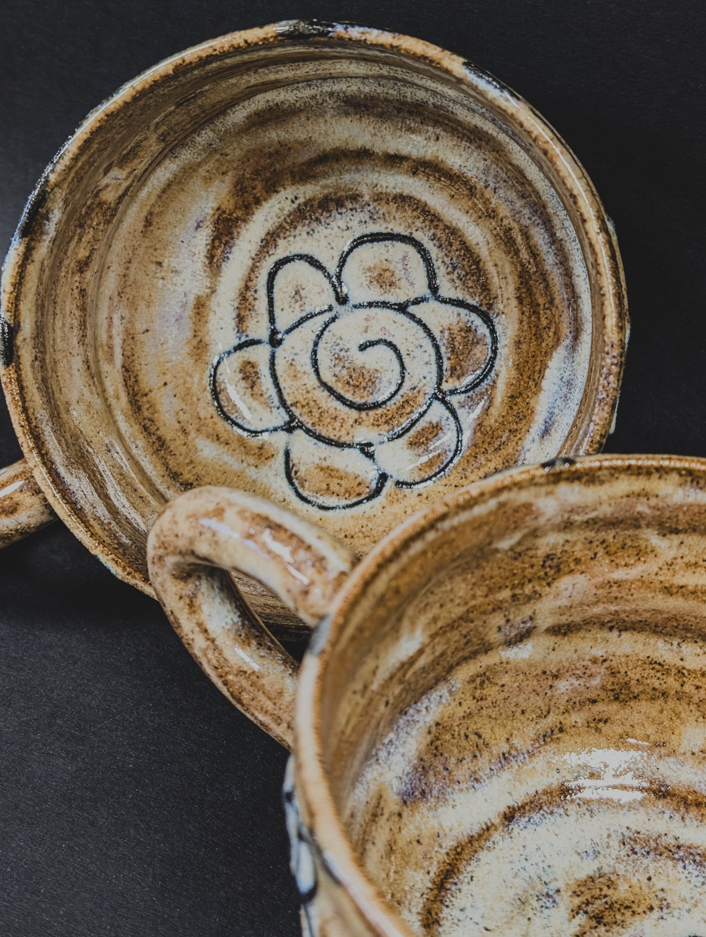 Flower Tea Set - Sand