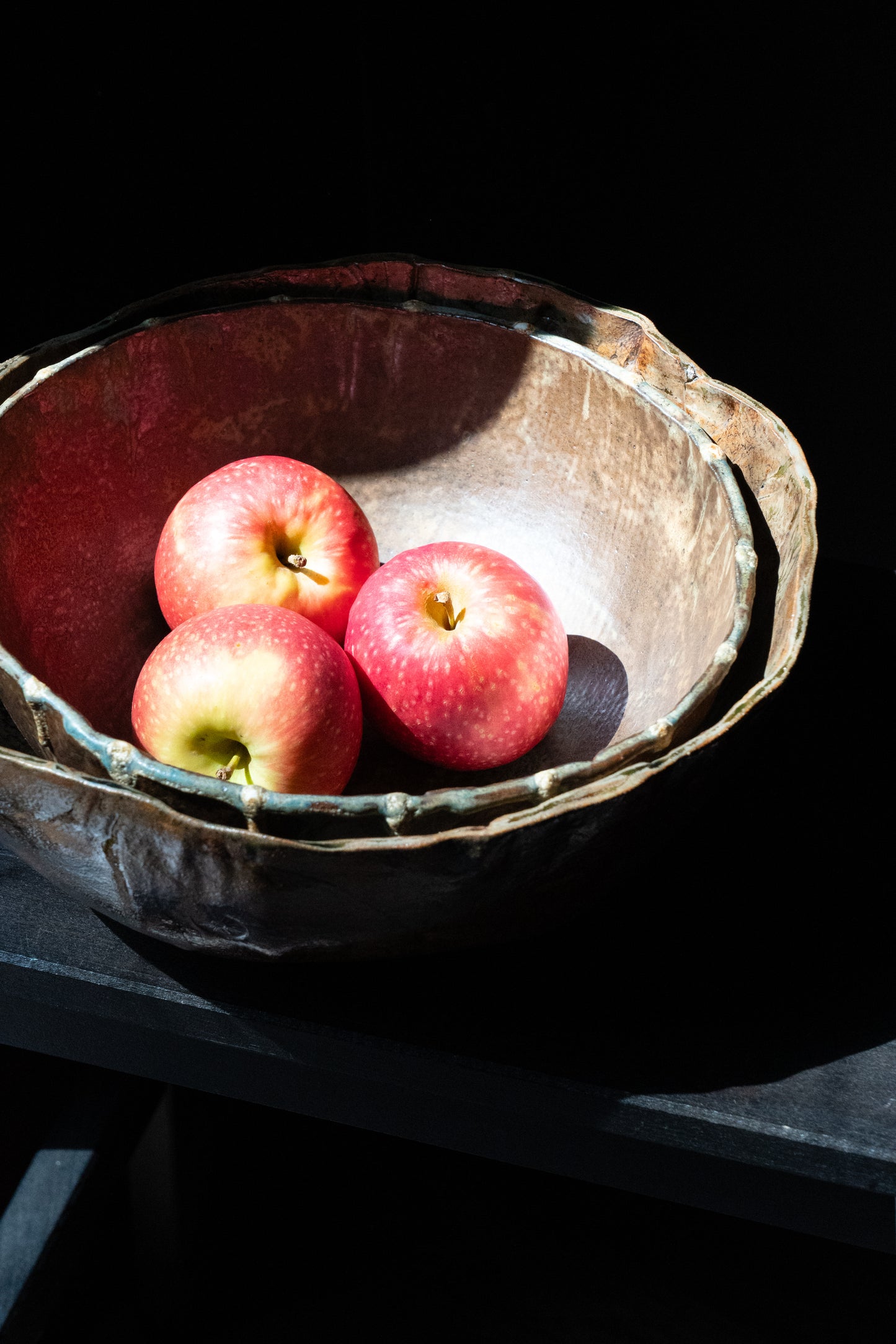 OOAK Snakeskin Nesting Mixing Bowls