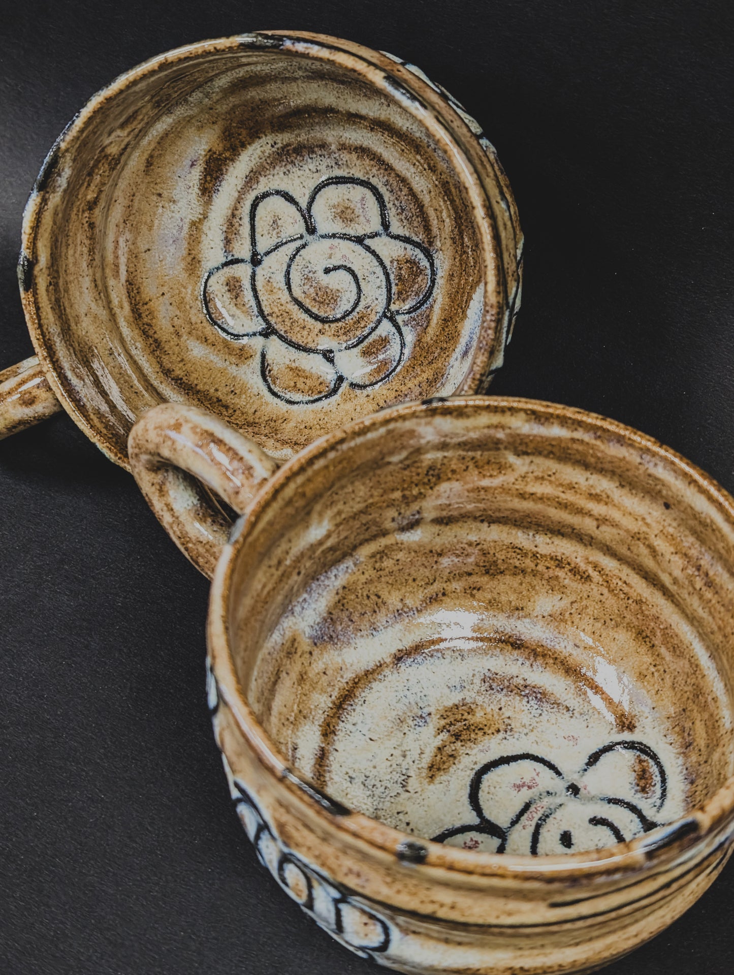 Flower Tea Set - Sand