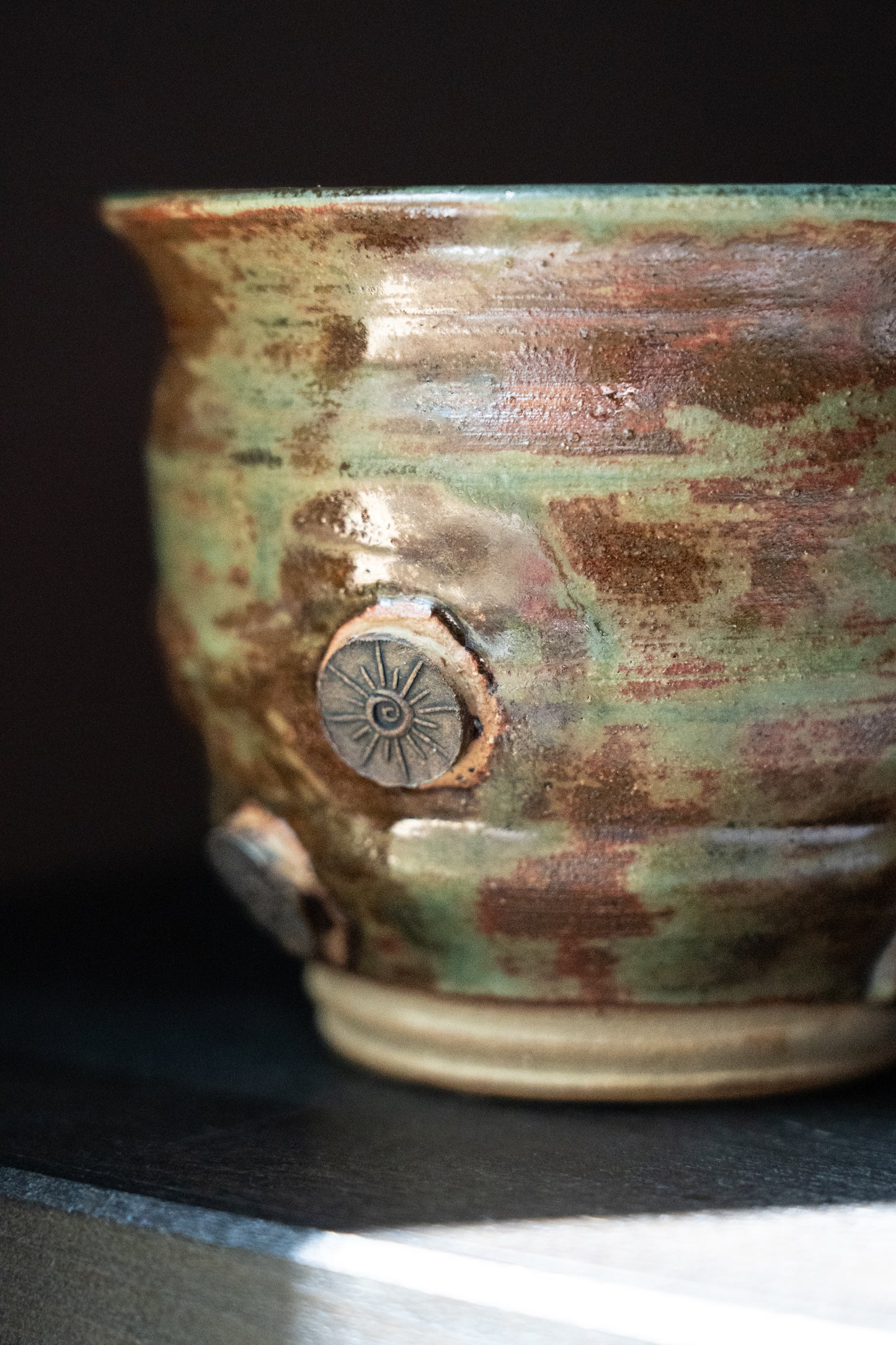 Sunburst Charm Mug - Patina