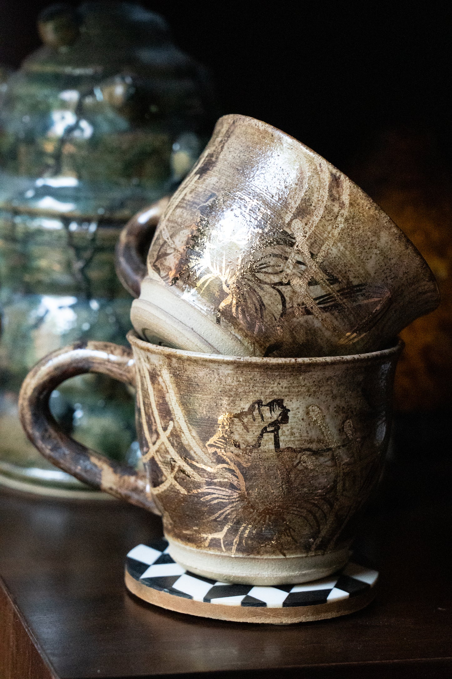 Gold Daffodil Mugs