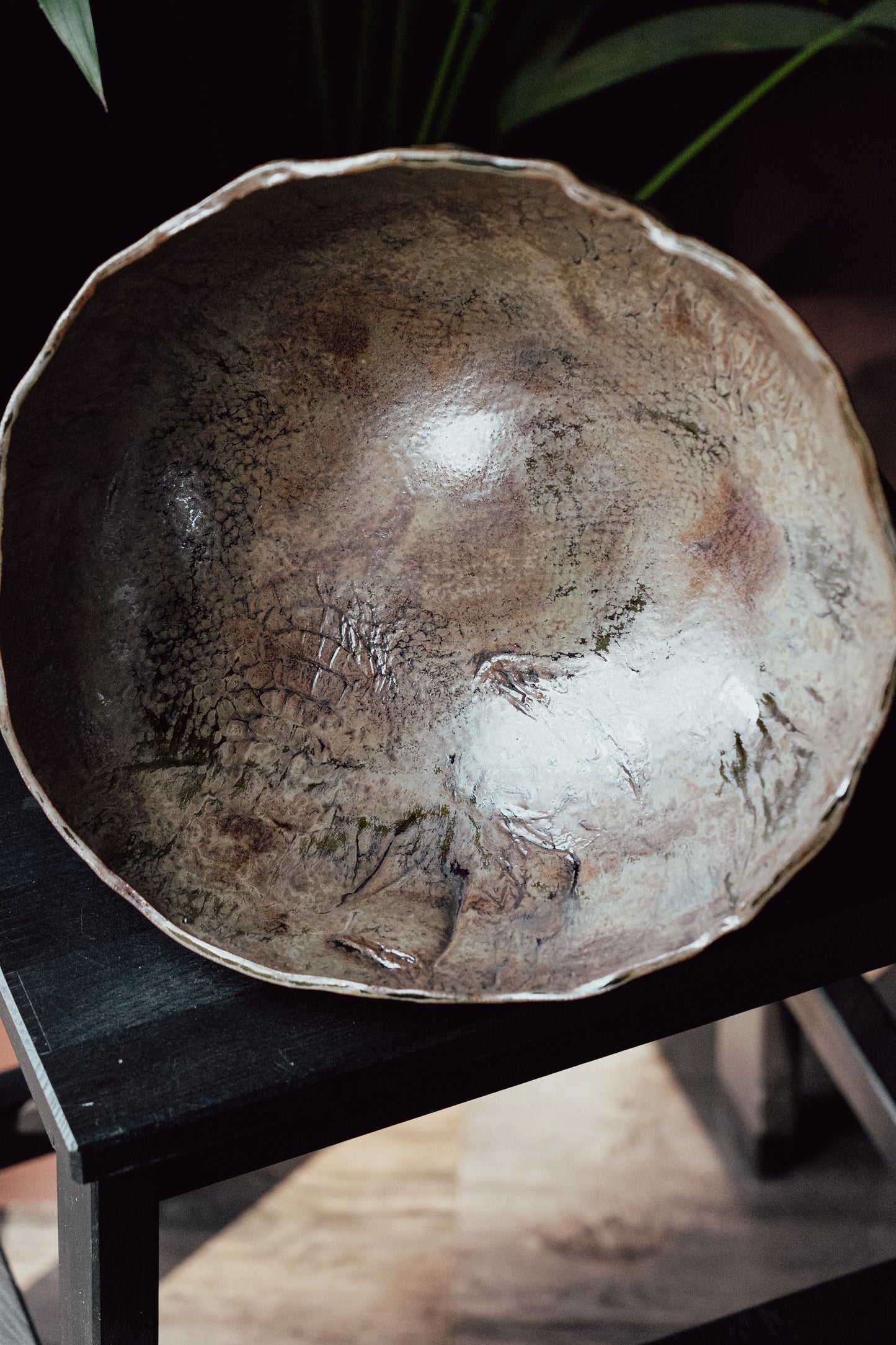 OOAK Snakeskin Mixing Bowl