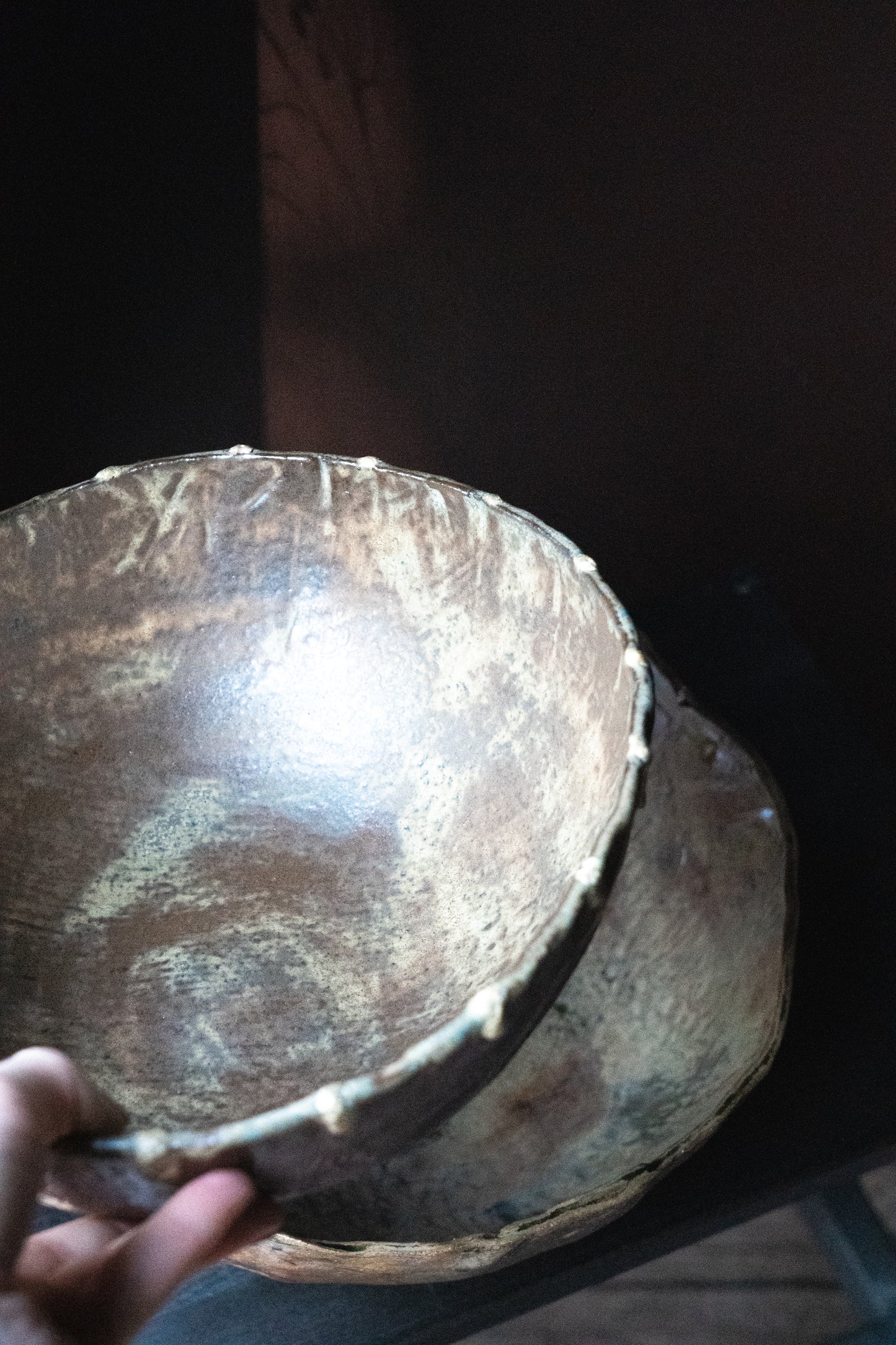 OOAK Snakeskin Nesting Mixing Bowls