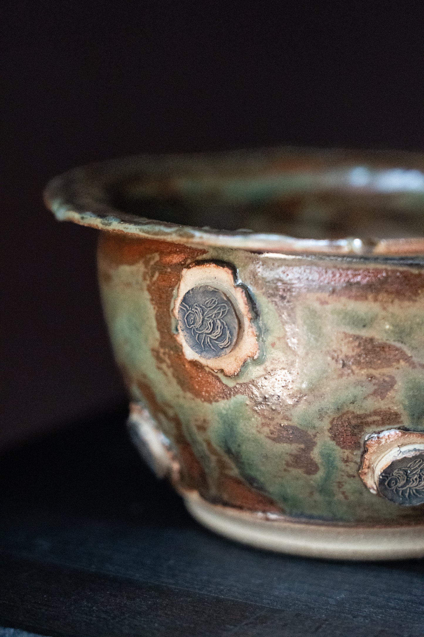 Bee Charm Bowl - Patina