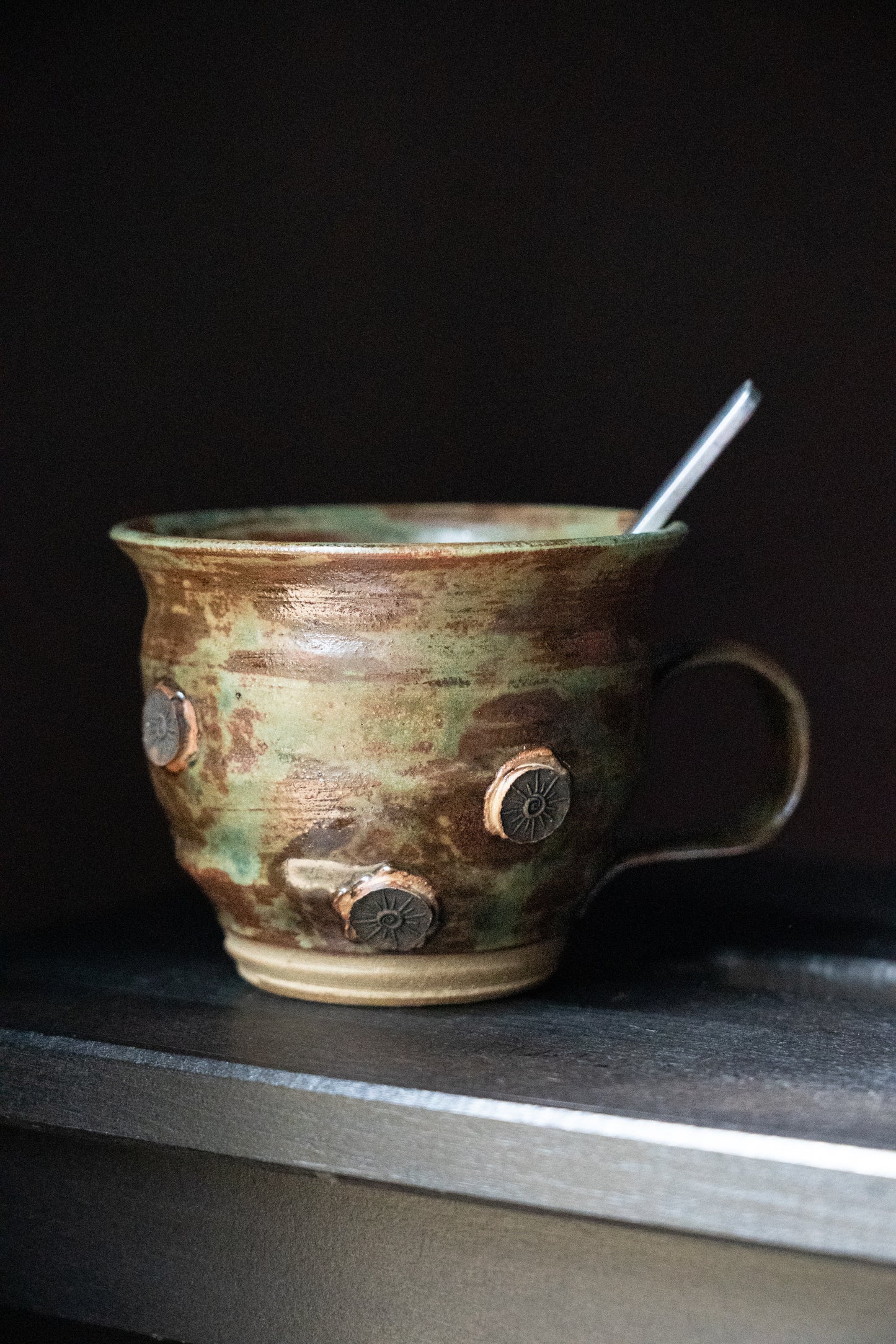 Sunburst Charm Mug - Patina