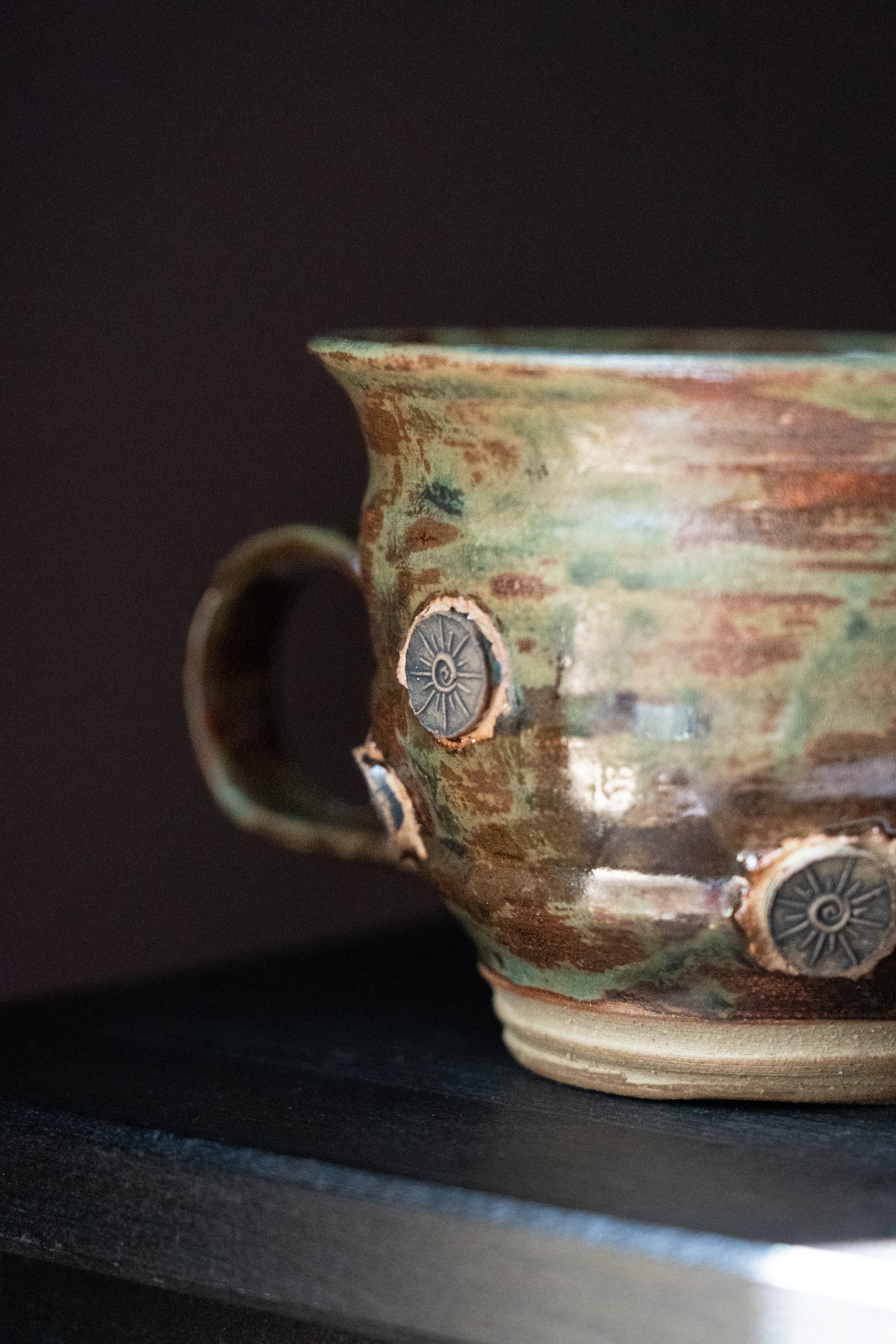 Sunburst Charm Mug - Patina