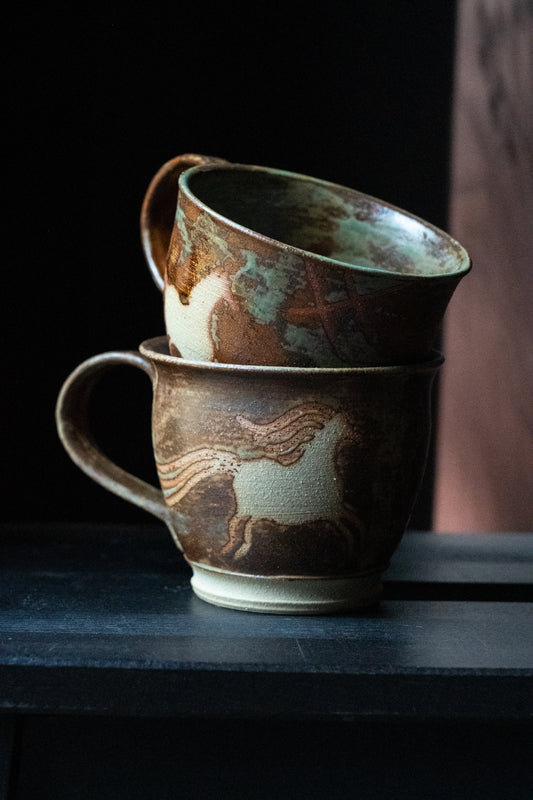 Galloping Horse Mugs