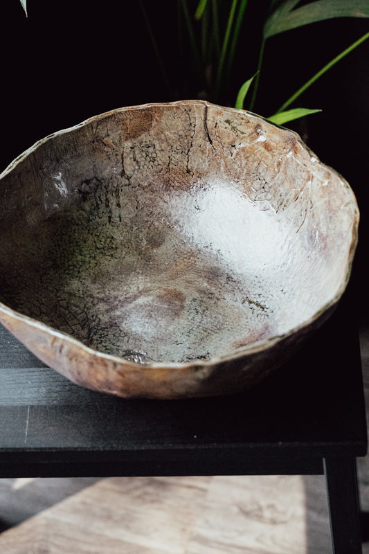 OOAK Snakeskin Mixing Bowl
