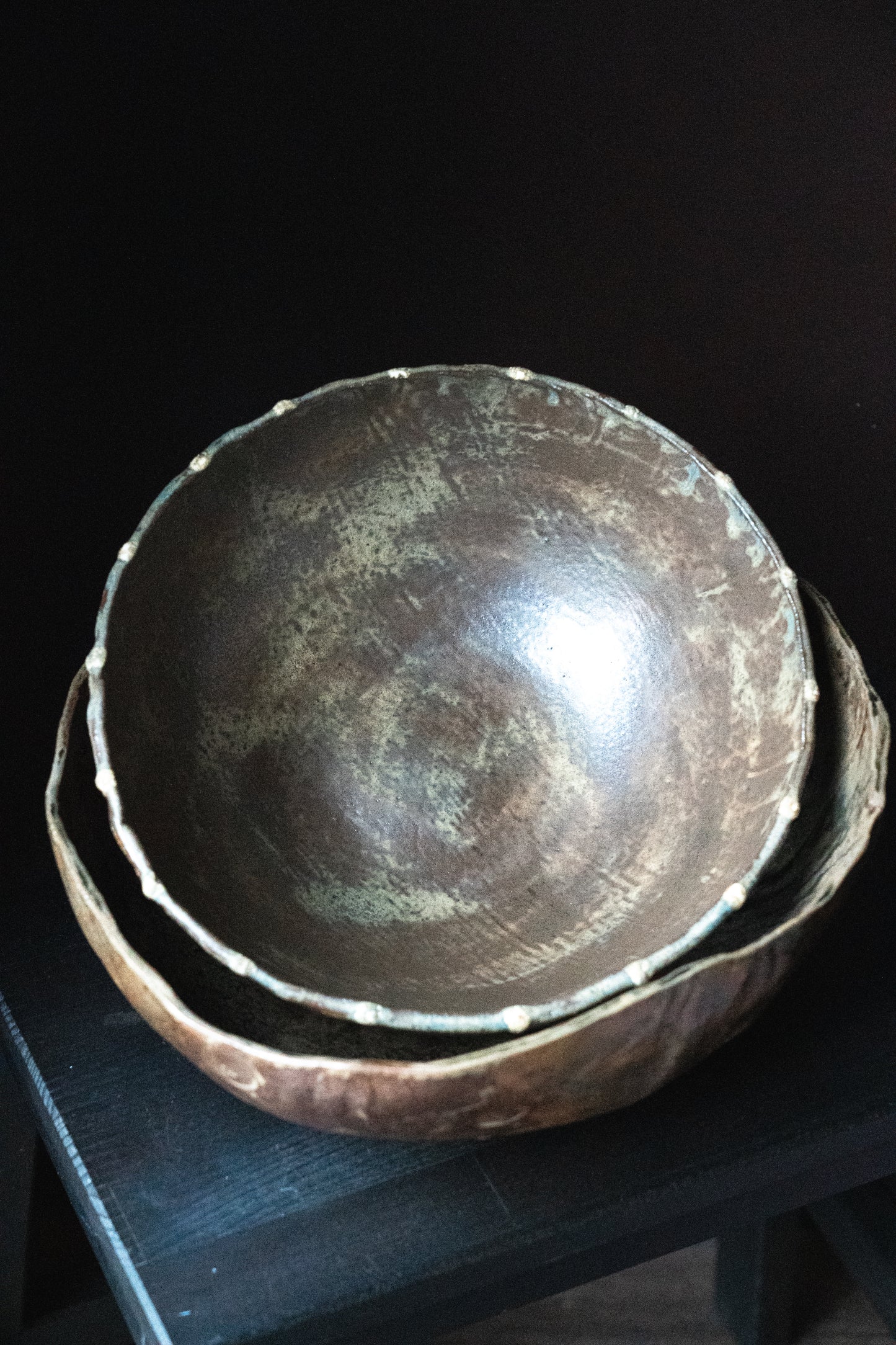 OOAK Snakeskin Nesting Mixing Bowls