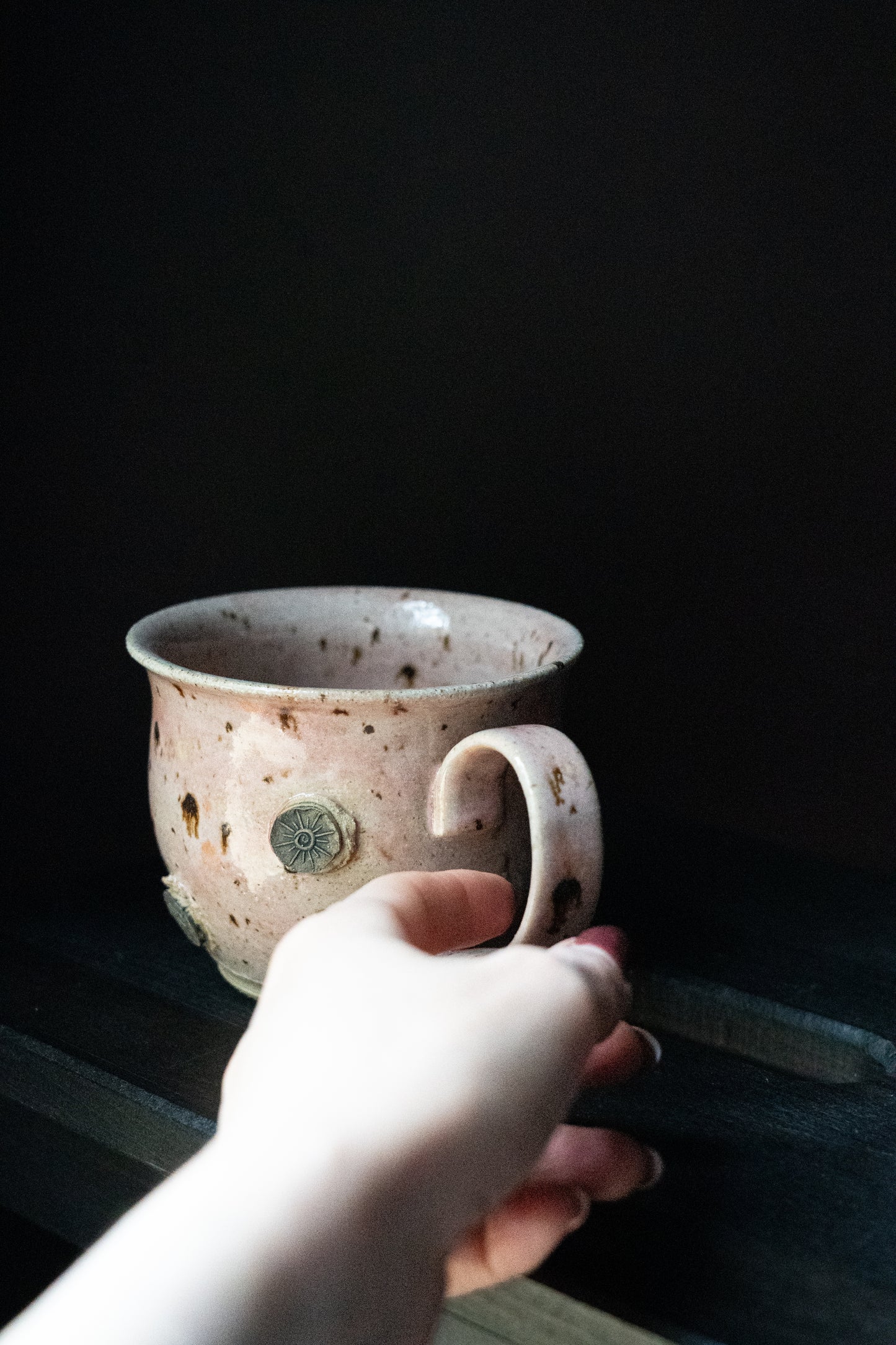 Sunburst Charm Mug - Pink